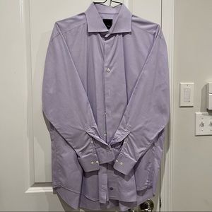 David Donahue regular fit dress shirt